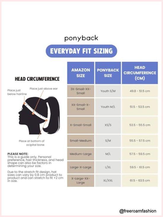 Everyday Fit Baseball Cap with Magnetic Closure for Ponytails